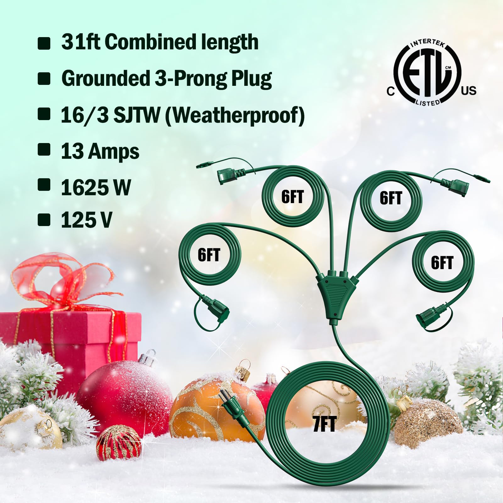 Eversimpleinc all-copper 16/3 gauge SJTW cord delivers durable power