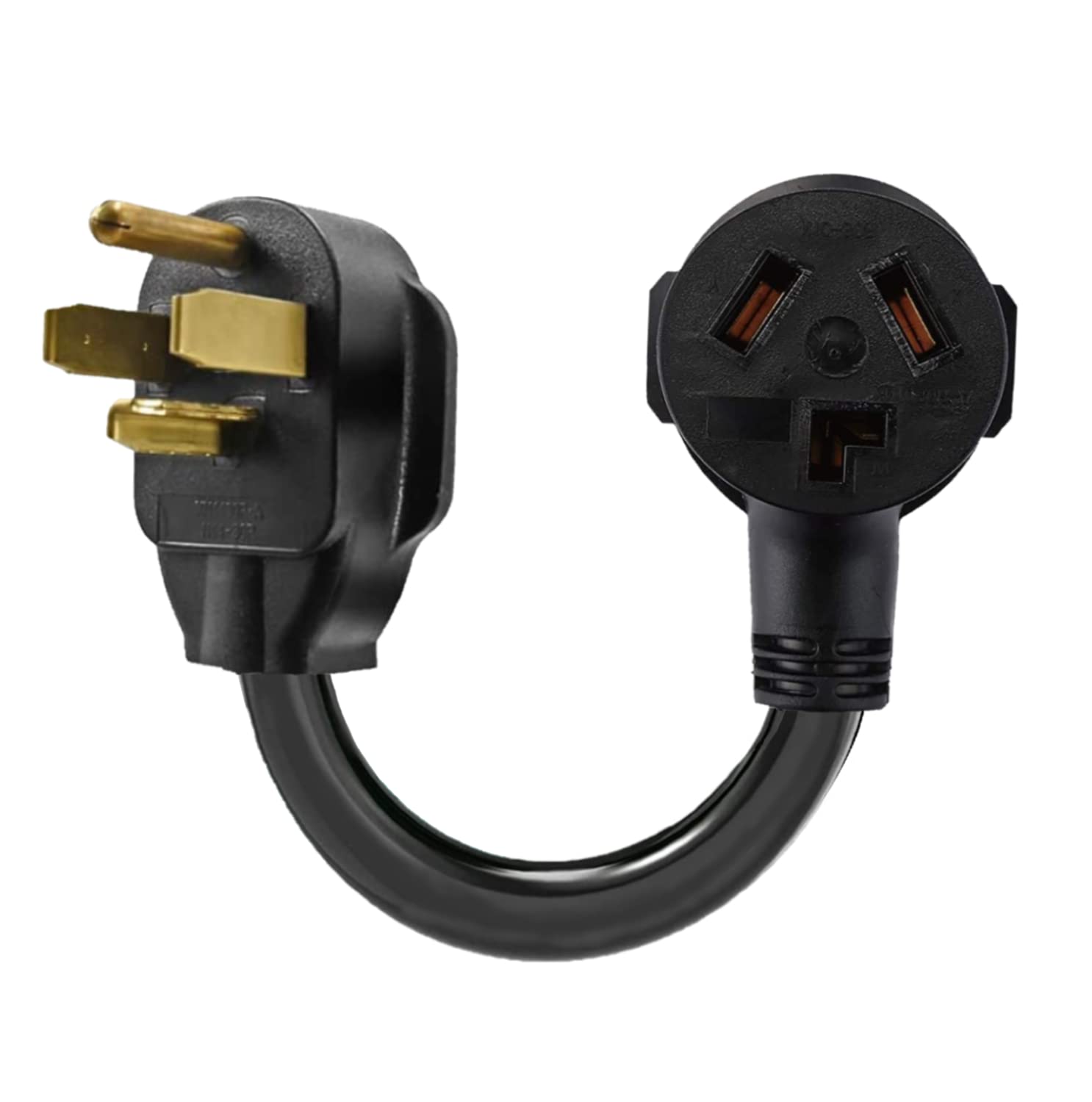 Eversimpleinc dryer adapter 3-to-4 prong in action, enabling older cords to fit newer outlets.