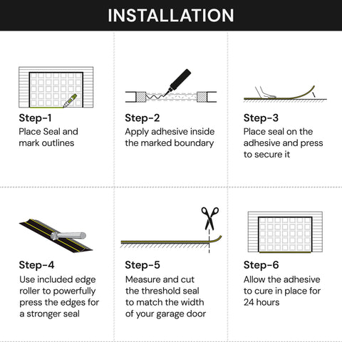 EverTrust seal blocks wind and moisture at the threshold for cleaner garages