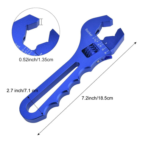 EVIL ENERGY AN hose-fitting adjustable wrench metal texture highlight, lightweight performance.