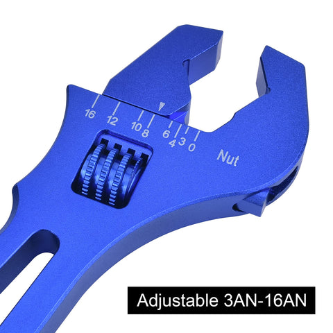 EVIL ENERGY AN hose-fitting adjustable wrench side profile, ergonomic grip improves handling.