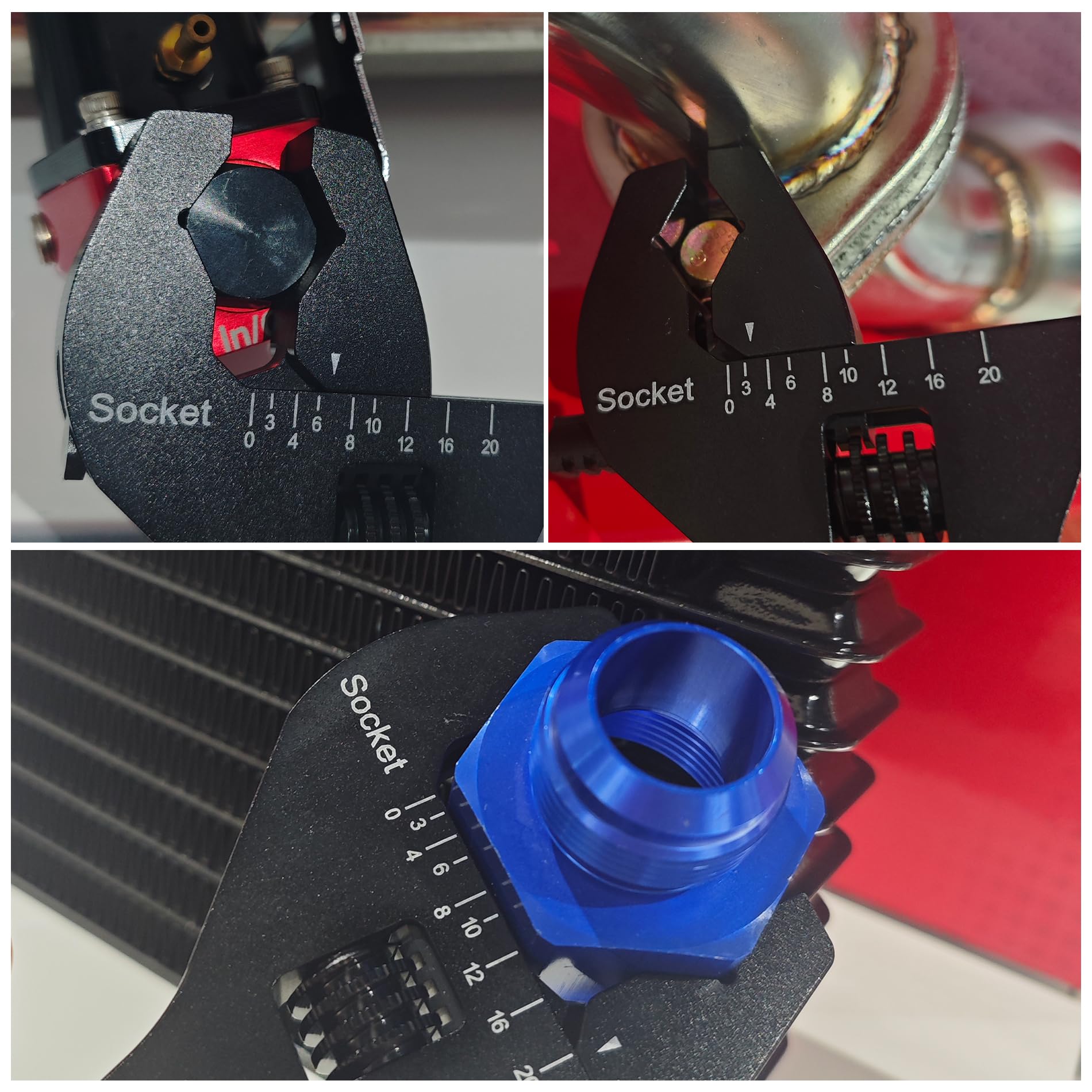 EVIL ENERGY AN wrench designed from 6061-T6 aluminum for durability.