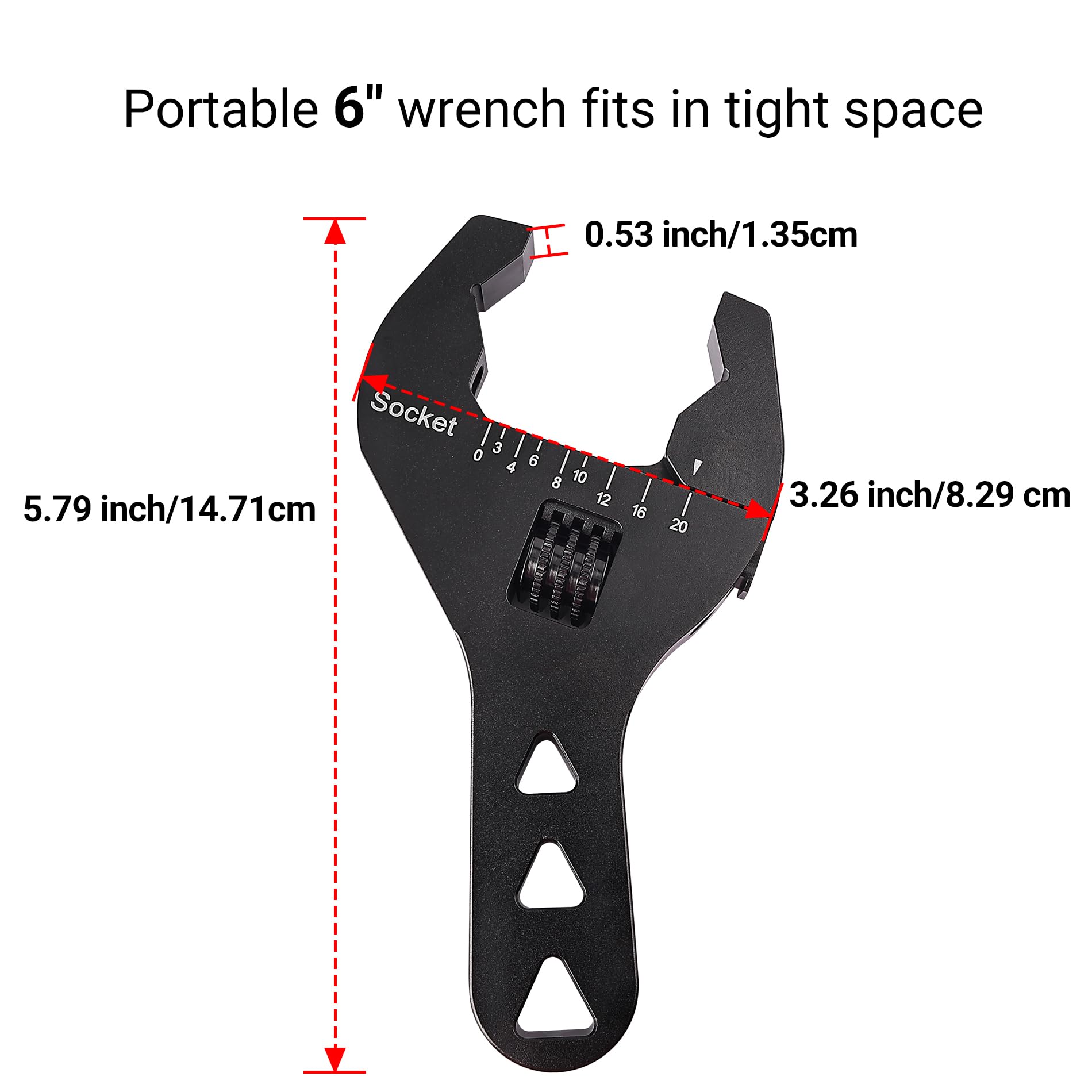 EVIL ENERGY AN wrench is a compact 6-inch tool for portable use.