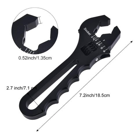 EVIL ENERGY AN wrench supports 3AN–16AN sizes for versatile setup