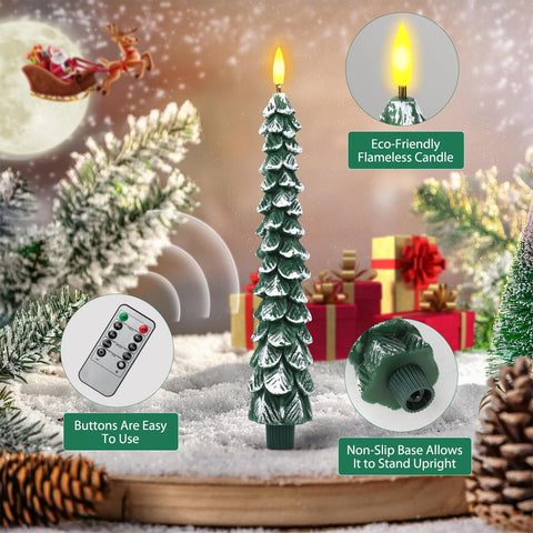 Evjeal-remote-control-candles-timer-brightness enables effortless holiday lighting.