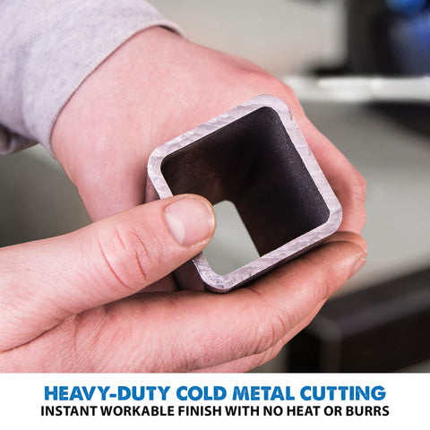 EVOLUTION blade shows no heat and no sparks during cutting