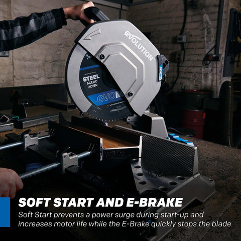 Soft start and electronic brake improve operator safety