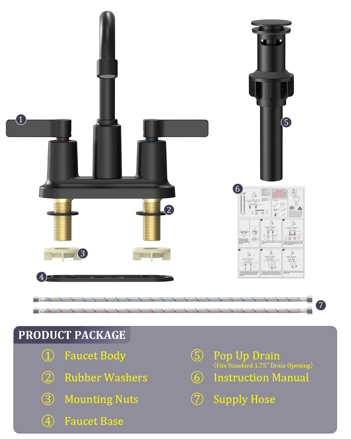 Evolvegoods anti-splash aerator reduces spray for a tidy sink.