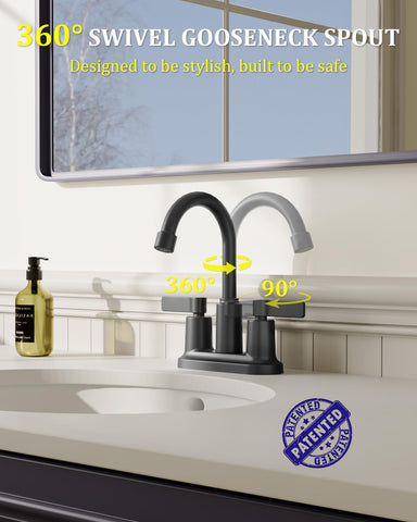 Evolvegoods pop-up drain included for easy sink cleanup.