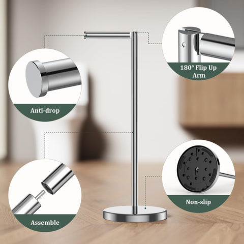 Evolvegoods compact dimensions fit beside sinks or toilets without crowding.