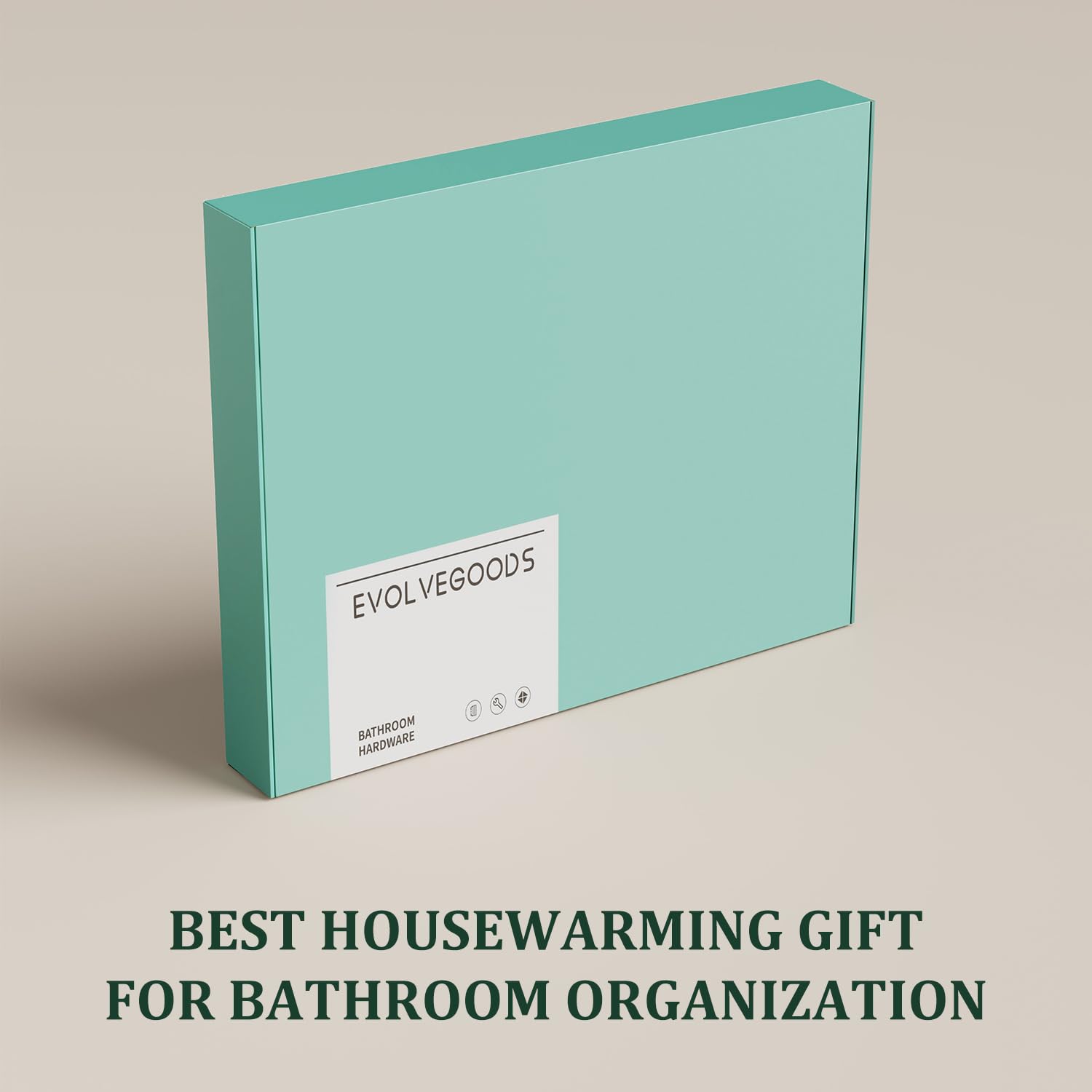 Evolvegoods chrome finish complements modern bathrooms while providing durable storage.
