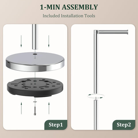 Evolvegoods 1-minute assembly kit makes setup fast and simple.