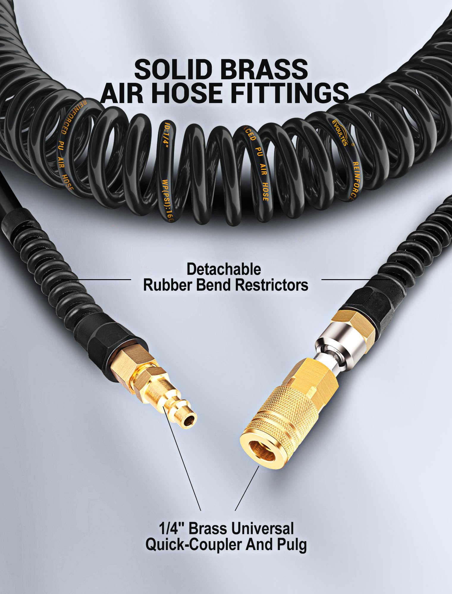 EVOULTES teflon tape included for reliable air-tight seal