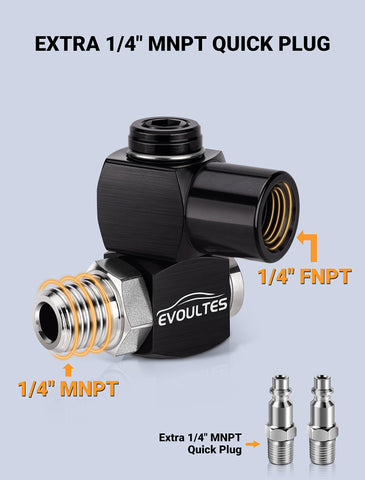 EVOULTES included teflon tape aids leak prevention during setup