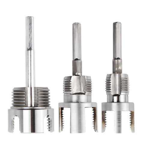 Evponk PVC pipe threader assembly showing all-in-one threading.