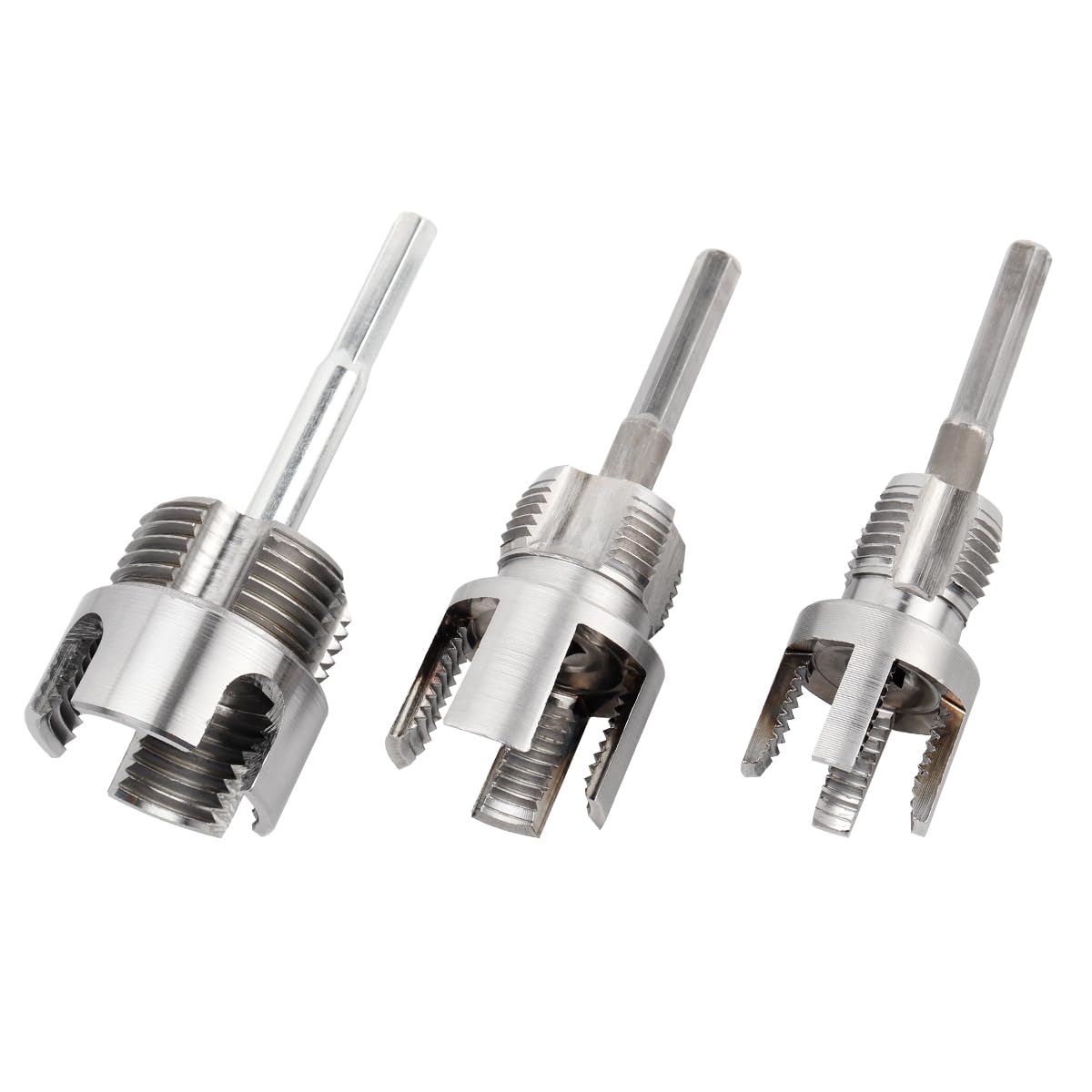 Evponk three-quarter-inch closeup demonstrates dual function internal and external threading.