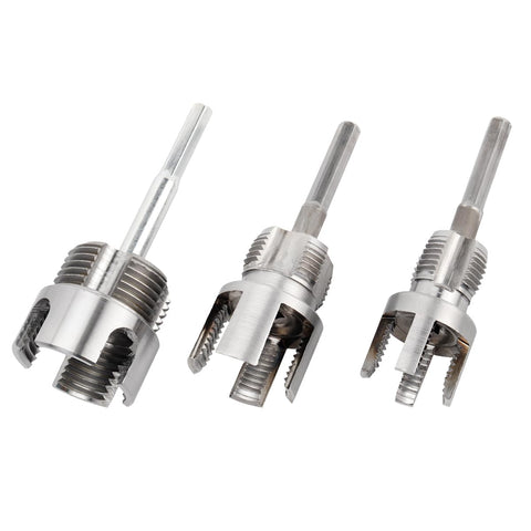 Evponk three-quarter-inch closeup demonstrates dual function internal and external threading.