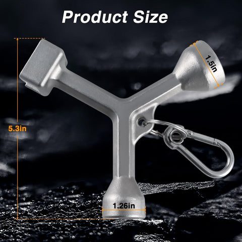 EVRBUL durable stainless steel construction resists rust in outdoor settings