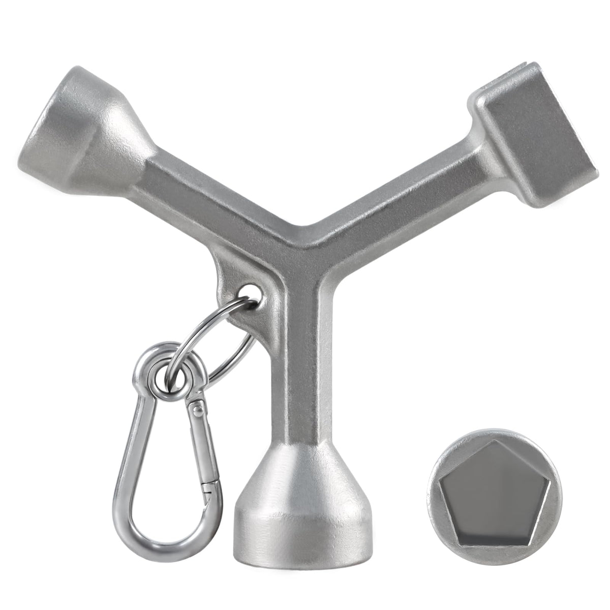EVRBUL meter curb box key wrench in 630 stainless steel for durable use