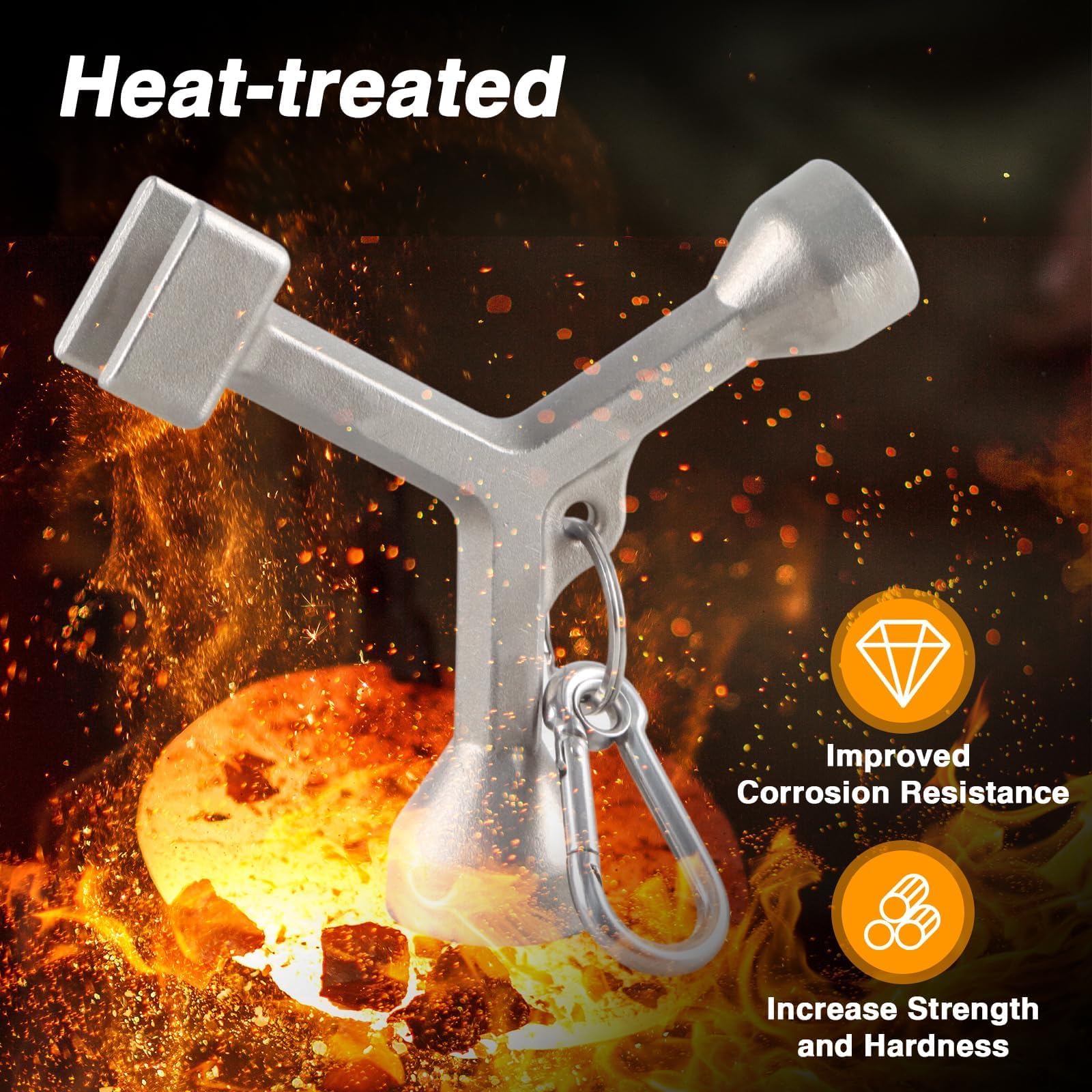 EVRBUL standard pentagon bolt wrench end for common meter lids