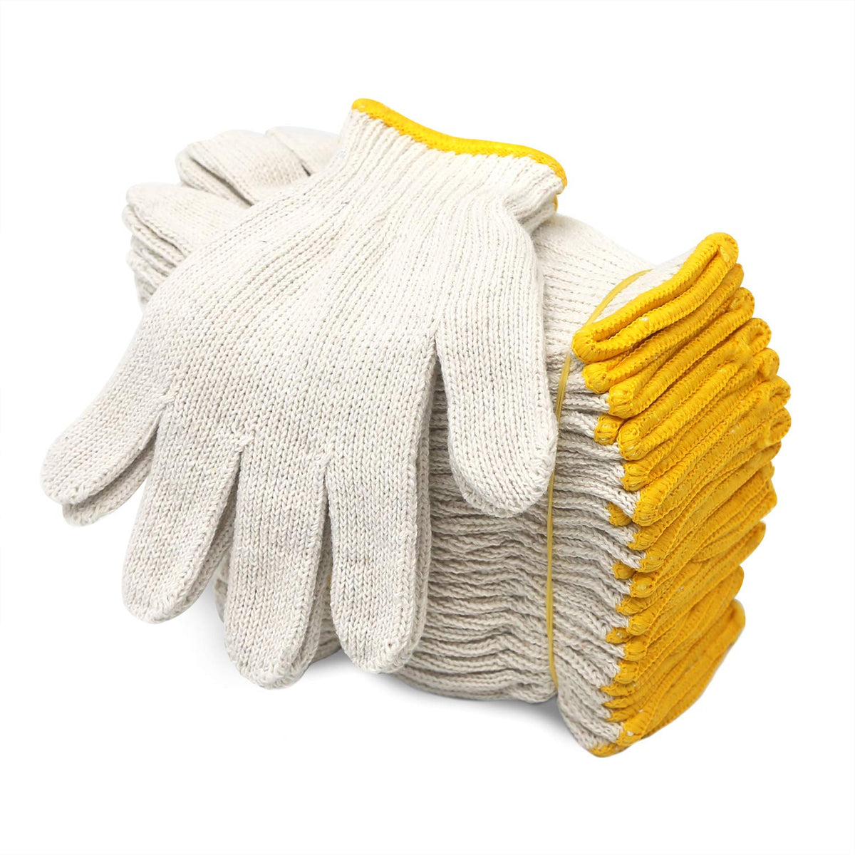 Evridwear cotton-polyester shell gloves with no dots offer slip-free grip for painters and mechanics