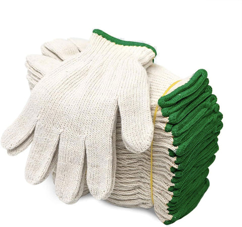 Evridwear no-dots knit shell gloves, close-up view for comfortable daily tasks.