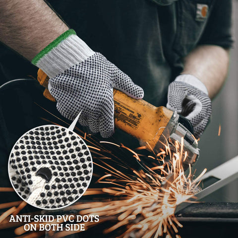 Evridwear seamless-fit gloves ensure a snug, durable fit during tasks.