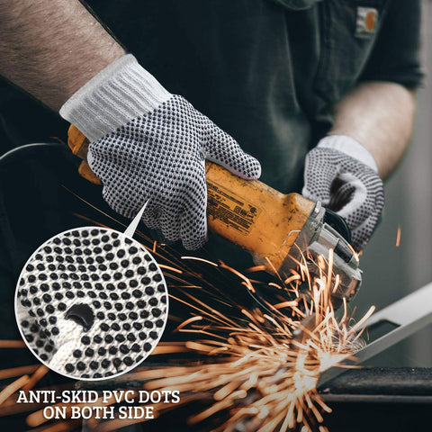 Evridwear painting and mechanic gloves come in a 12-pair set for versatile use.