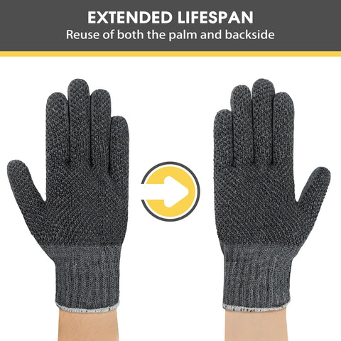 Evridwear gray gloves suited for painting and maintenance