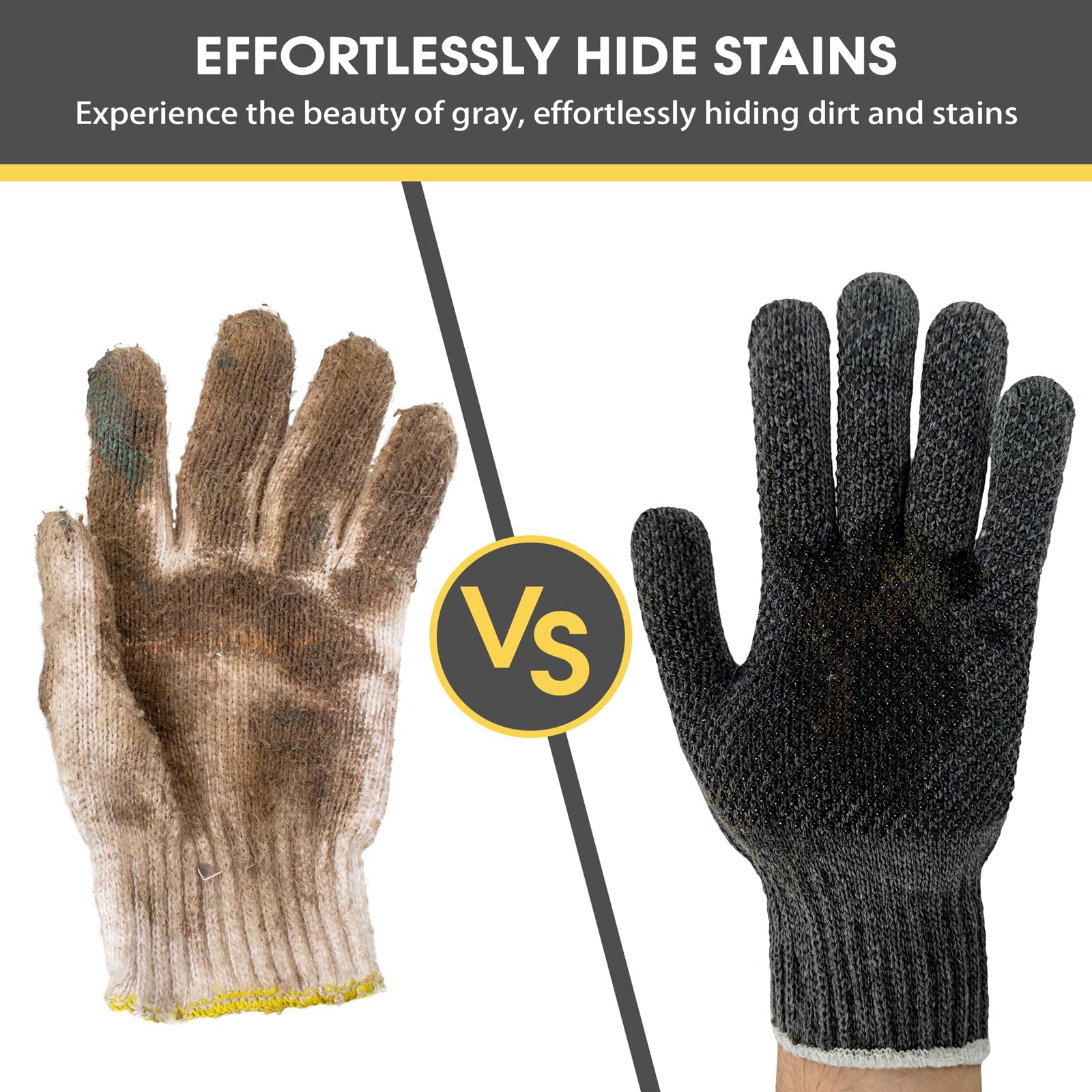 Evridwear gray gloves ideal for warehouse task handling