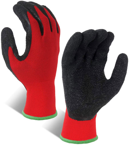 Evridwear textured palm gloves provide secure grip in wet and dry conditions.