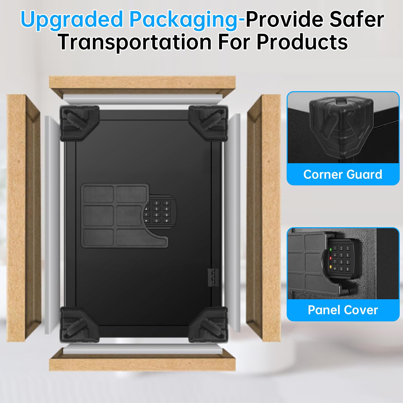 EVSUVSRT built-in LED light improves interior visibility.