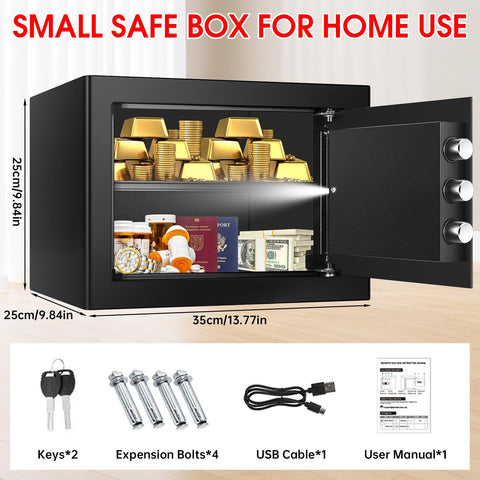 EVSUVSRT steel-construction safe with sturdy lock bolts for security