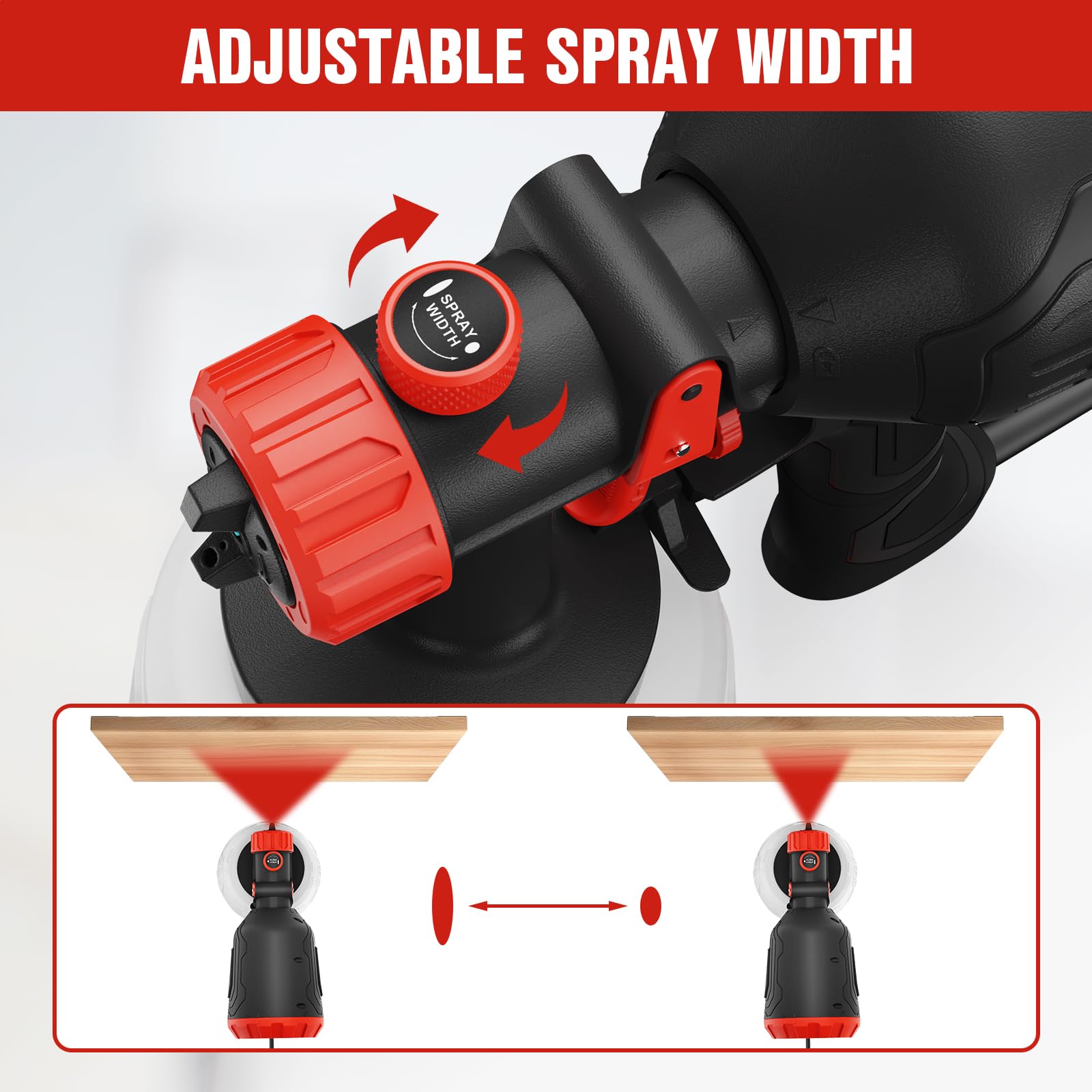 EWORK 1400ml cup reduces refills for larger projects.