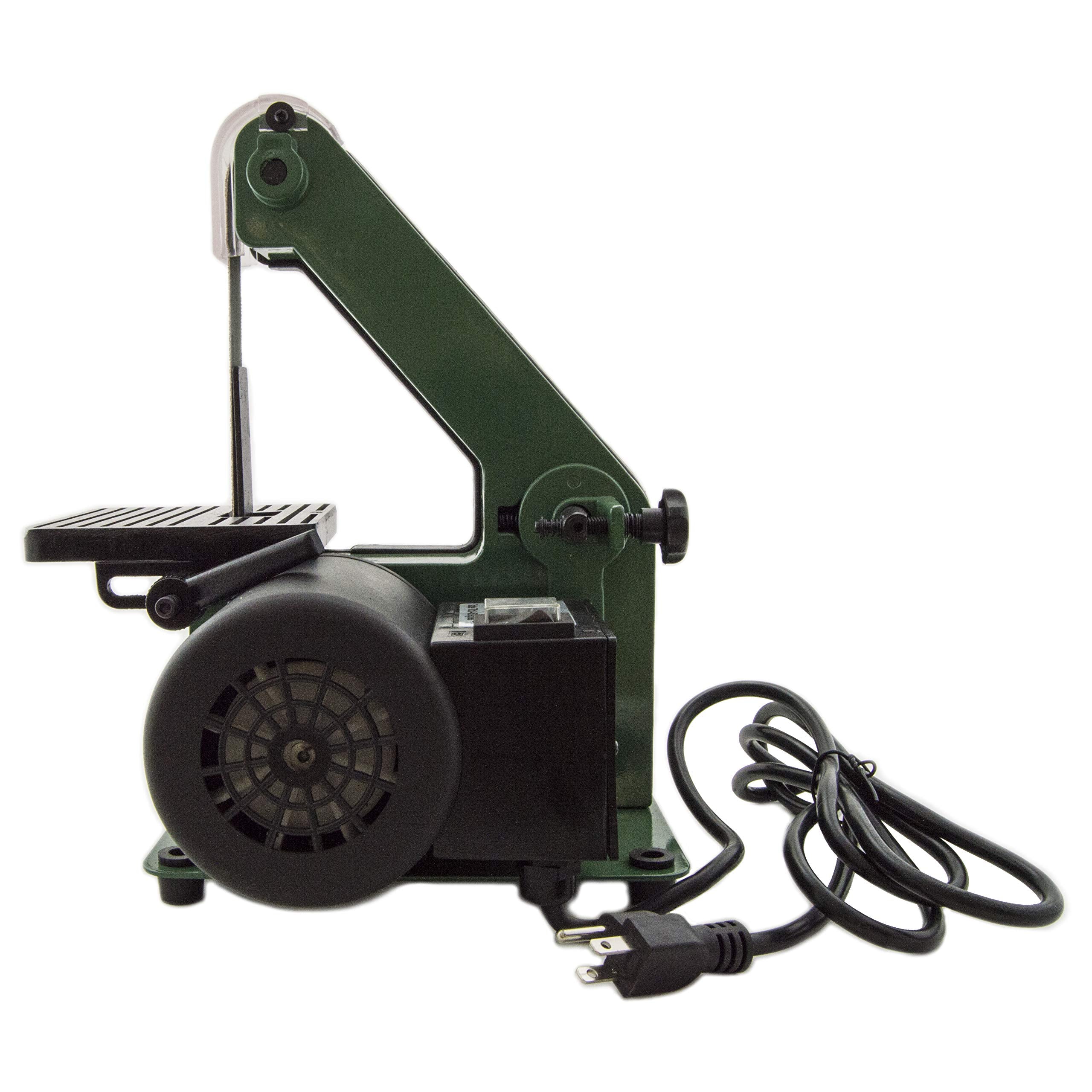 EX ELECTRONIX EXPRESS Mini 1x30 belt sander table tilting up to 45 degrees for angled work