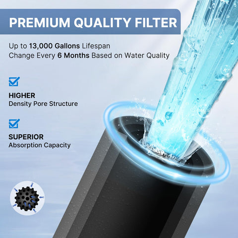 EXCELPURE water tap scene emphasizing fresher-tasting water.