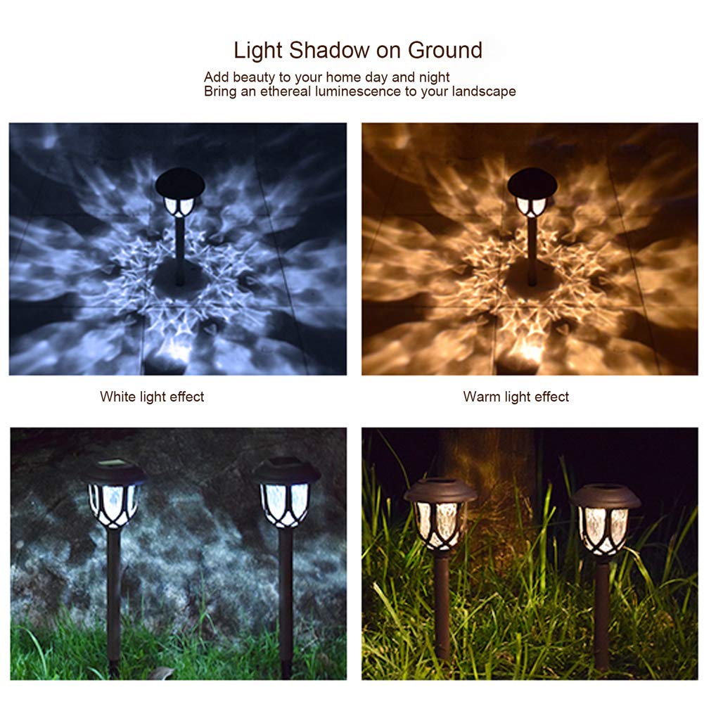 EXCMARK pathway lights offering cord-free installation for easy yard illumination