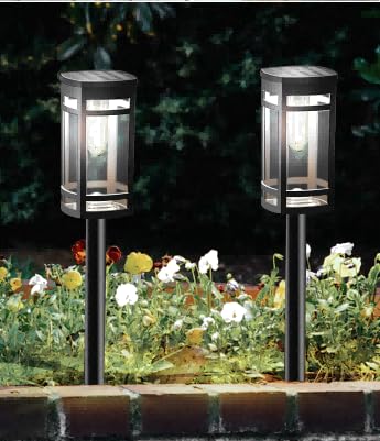 EXCMARK no-wiring solar lights install easily with a simple push