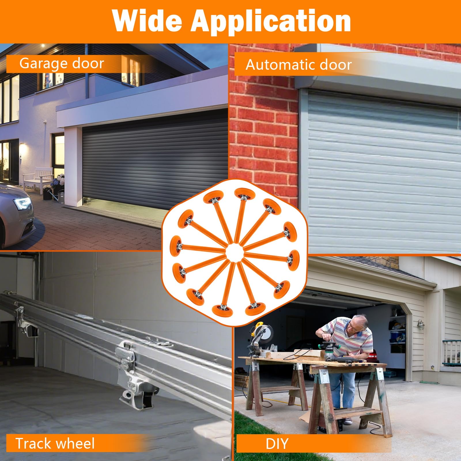 EXERAUO easy install design lets you replace worn rollers quickly