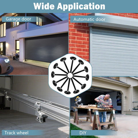 EXERAUO rollers compatible with 2-inch tracks for homes and offices.