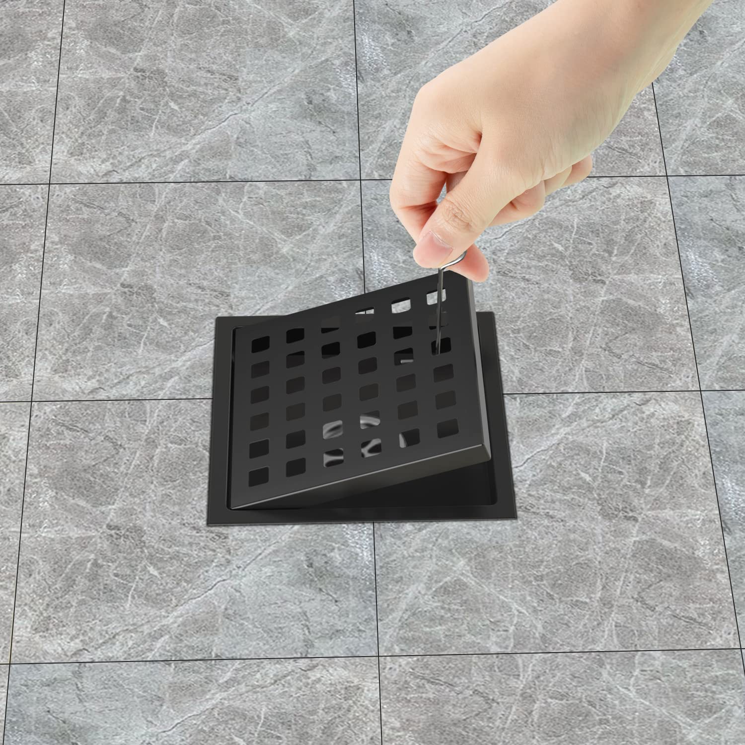 EXF adjustable height up to 1 inch with thread adapter for easy leveling.