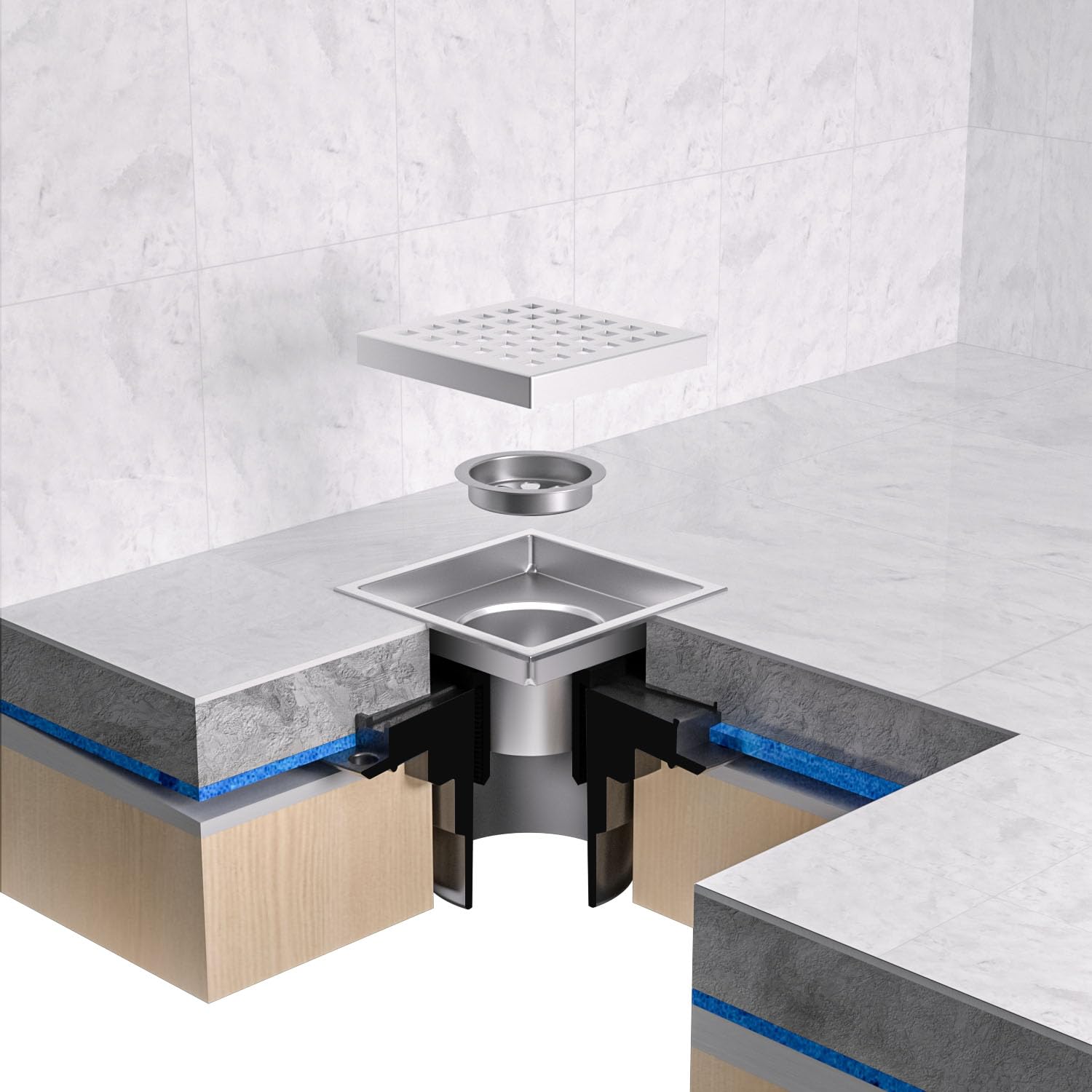 EXF packaging illustrates a complete kit for fast, ready-to-install setup