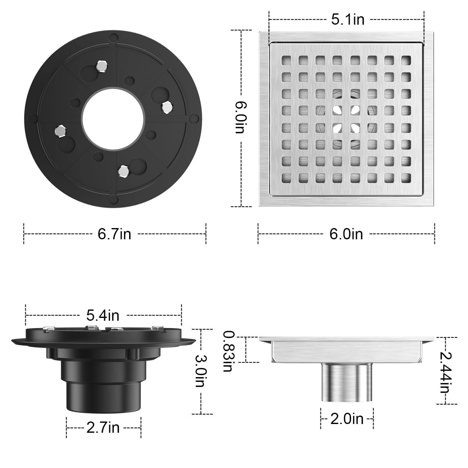 EXF threaded adapter demonstrates adjustable height for precise installation