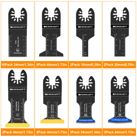 EXKRAEFT arc-edge precision blade for faster accurate cuts with less vibration