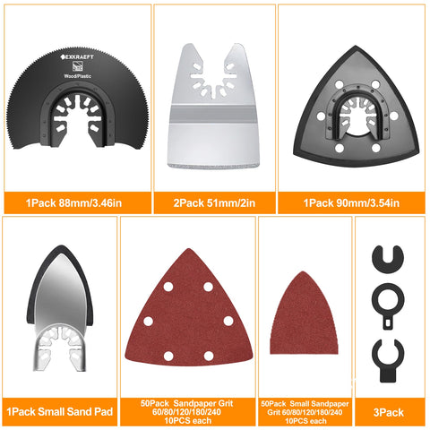 EXKRAEFT curved-edge design blade improving cutting angle and stability