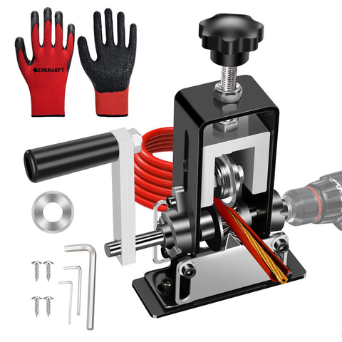 EXKRAEFT manual wire stripper front view for efficient home use.