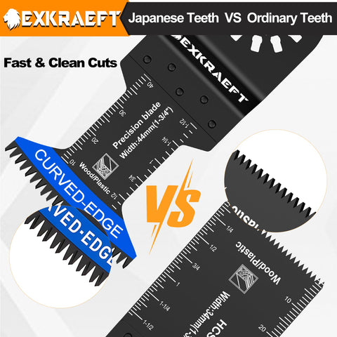 EXKRAEFT scrapers and pads kit for cleaning and finishing tasks