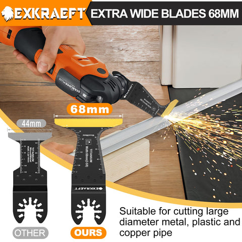 EXKRAEFT extended blade 2.68-inch increases reach for drywall projects