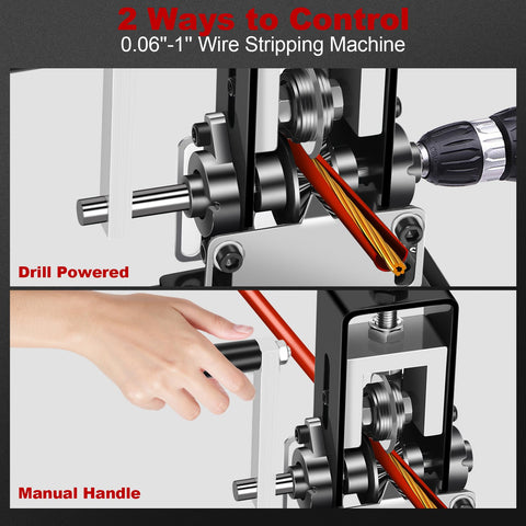 EXKRAEFT size-adjustment dial enabling precise wire preparation.