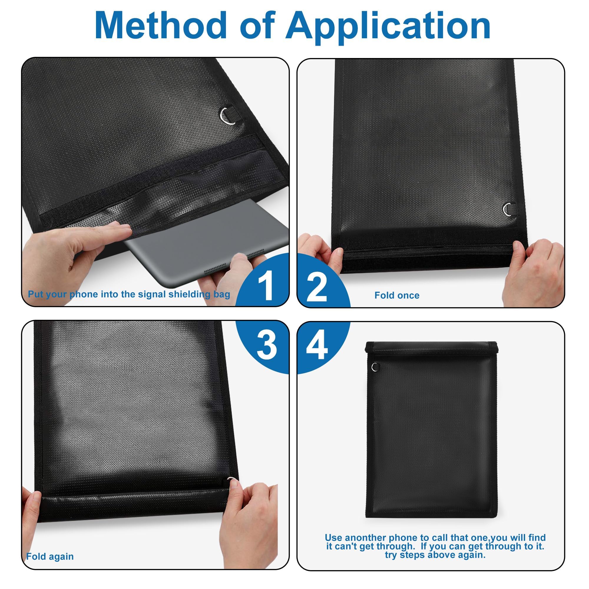 EXLIFBAG Faraday medium pouch shields tablets and RFID data.